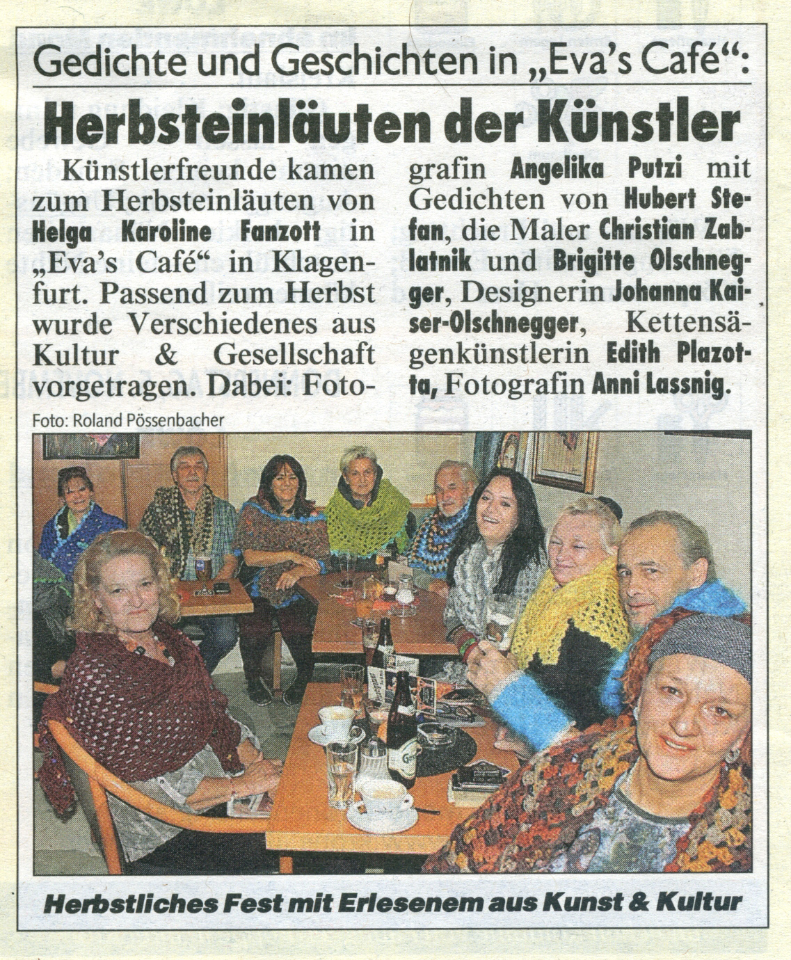 Kronen Zeitung vom 30. Okt. 2015
